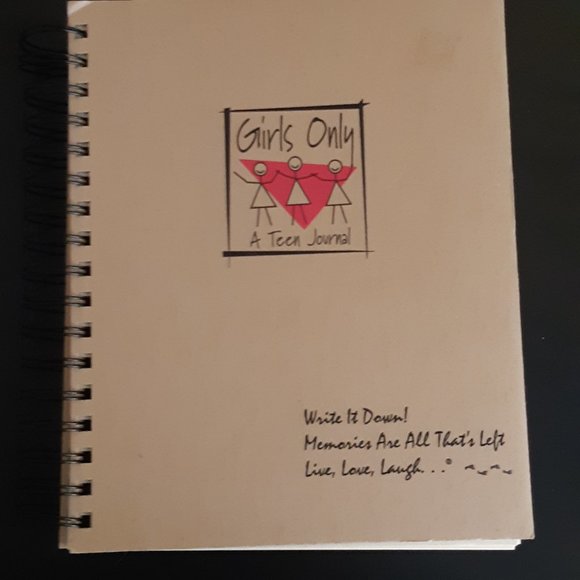Girls Only, A Teen Journal - hard cover environmentally - Picture 1 of 6
